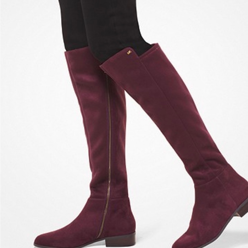 Michael Kors Brinkley stretch knee high Suede Boots
